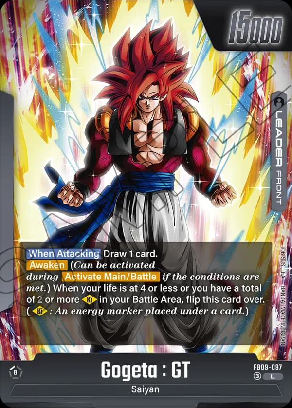 Gogeta : Gt — L, FB09