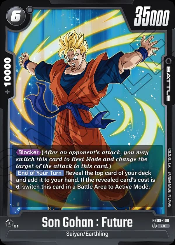 Son Gohan : Future — UC, FB09