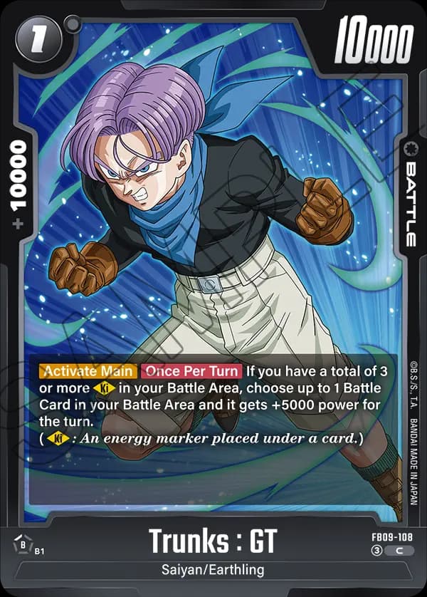Trunks : Gt — C, FB09