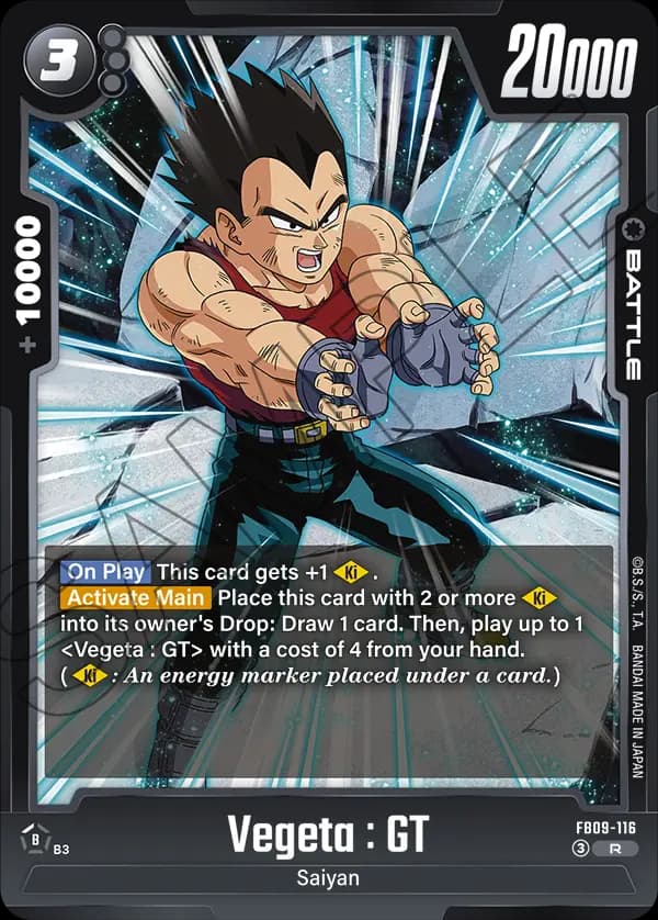 Vegeta : Gt — R, FB09