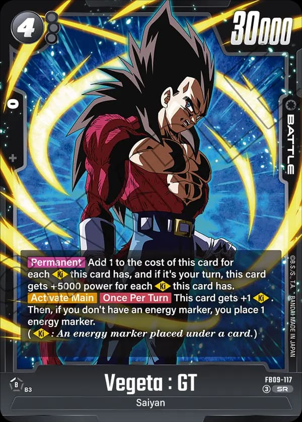 Vegeta : Gt — SR, FB09