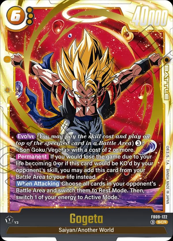 Gogeta — SCR, FB09
