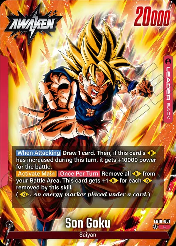 Son Goku — L, FB10 — Back