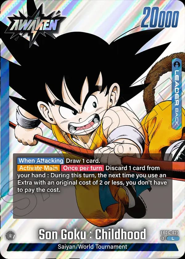 Son Goku : Childhood — L**, SB01 — Back