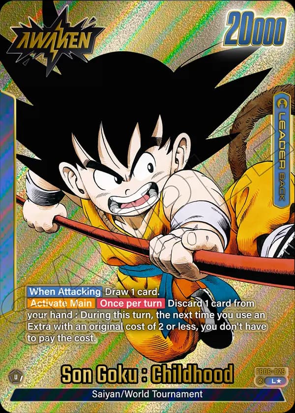 Son Goku : Childhood — L***, SB01 — Back