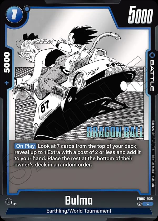 Bulma — C*, SB01