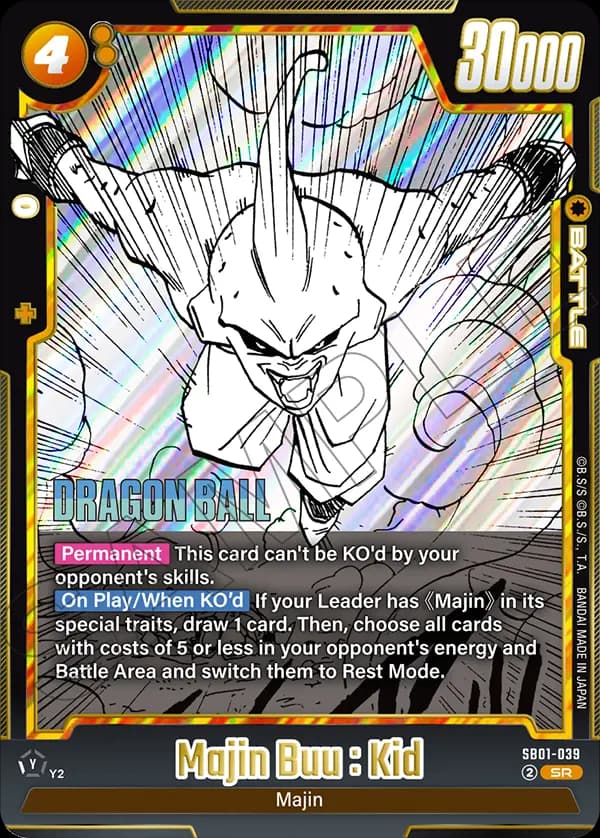 Majin Buu : Kid — SR, SB01