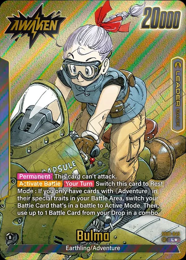 Bulma — L*, SB01 — Back