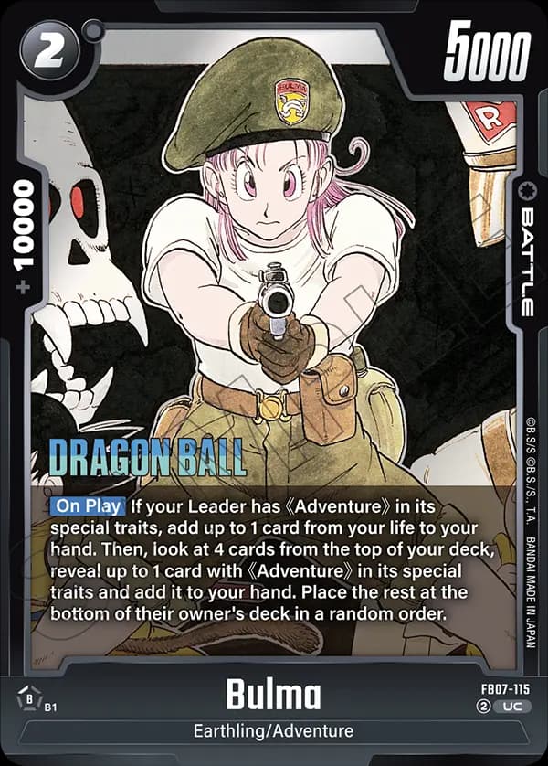 Bulma — UC**, SB02