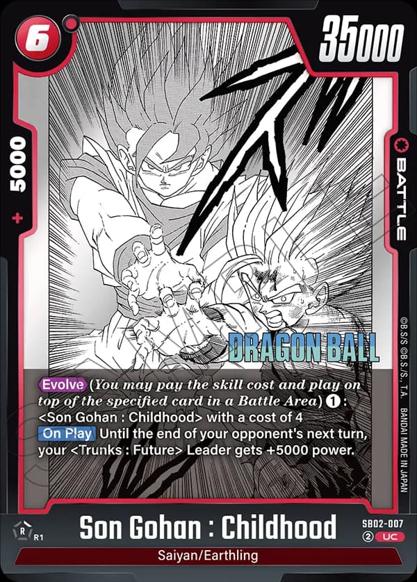Son Gohan : Childhood — UC, SB02