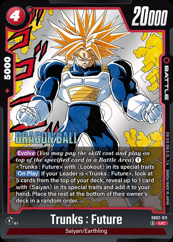 Trunks : Future — UC, SB02