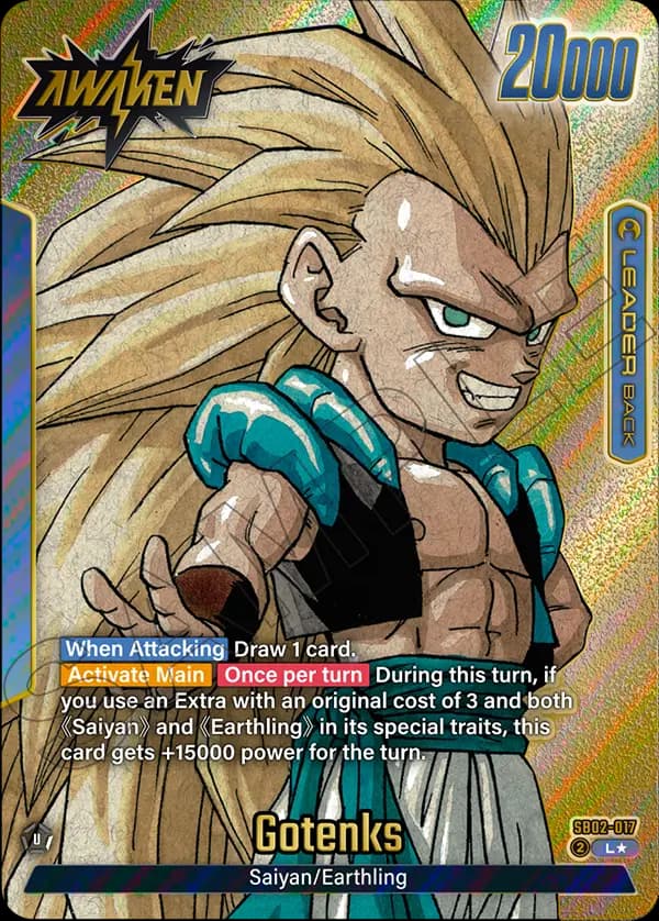 Gotenks — L*, SB02 — Back