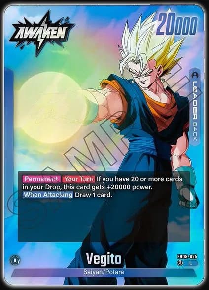 Vegito — L, ST01 — Back