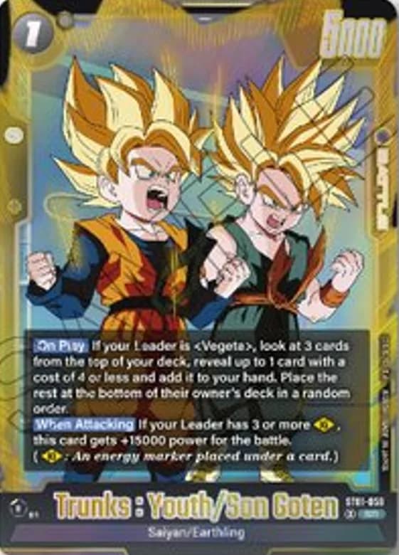 Trunks : Youth/Son Goten — SR, ST01